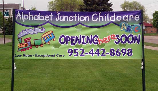 CD Products of Waconia creates banners to promote your business or event.