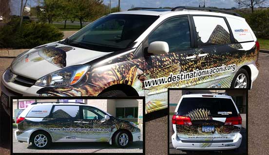 CD Products in Waconia creates stunning vehicle wraps and graphics.